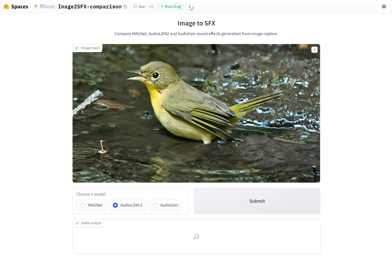 소리를 생성하는 AI 모델 Image to SFX 소개