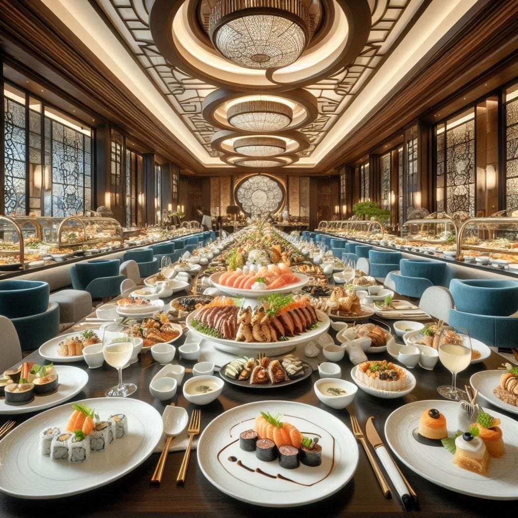 누구나 호화 요리를 누리며