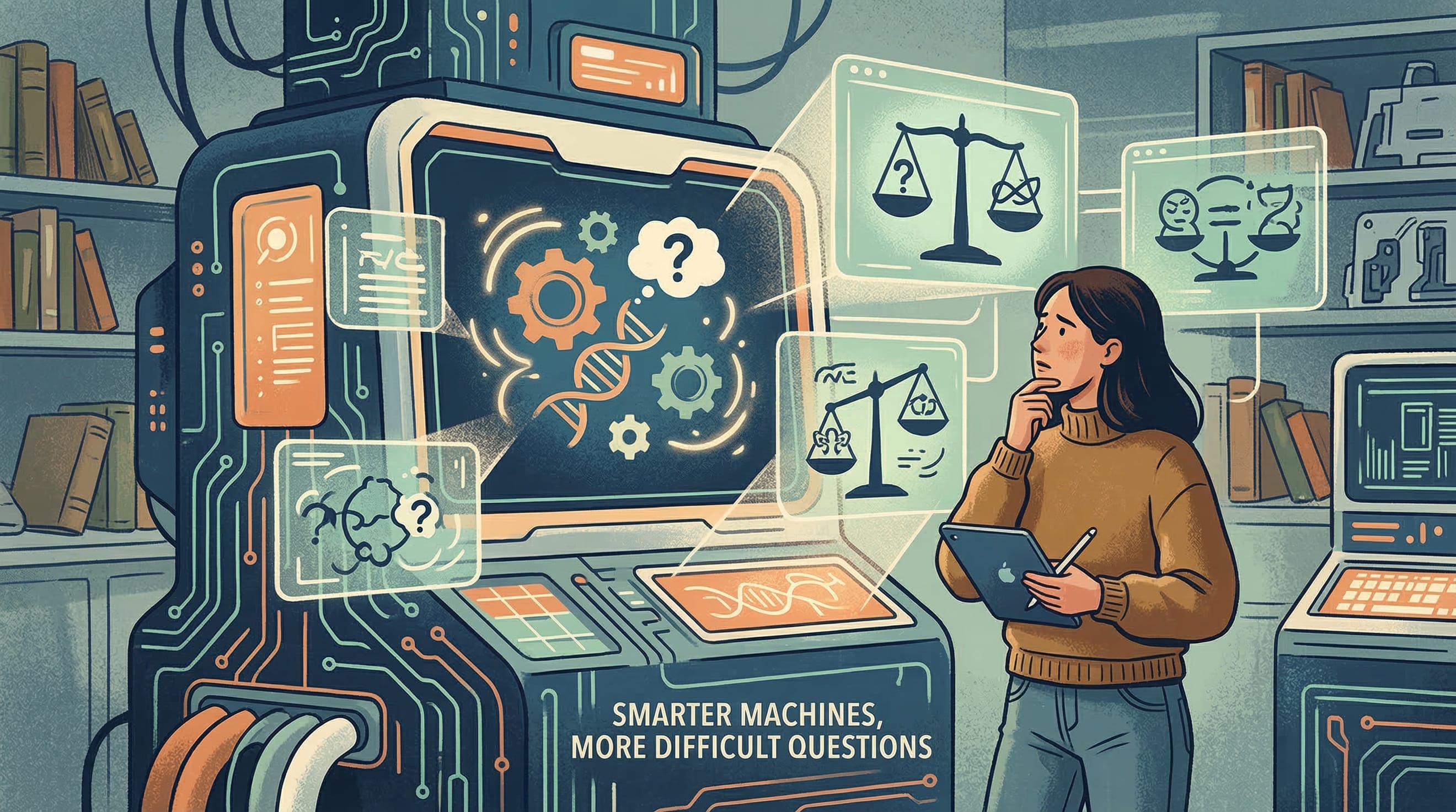 더 똑똑한 기계, 더 어려운 질문
